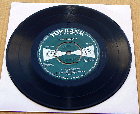 Craig Douglas (2), Vince Eager : Only Sixteen - Makin' Love (7", EP, 3-P)