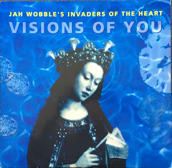 Jah Wobble's Invaders Of The Heart Featuring Sinead O'Connor* : Visions Of You (12", Single, Blu)