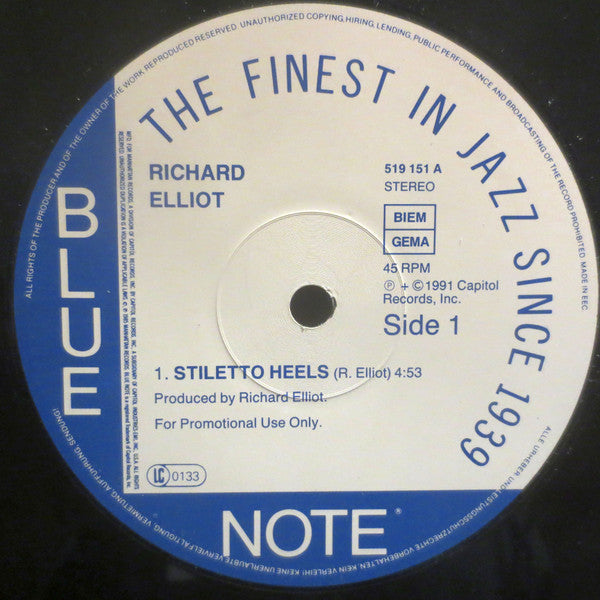 Richard Elliot : Stiletto Heels (12", Promo)