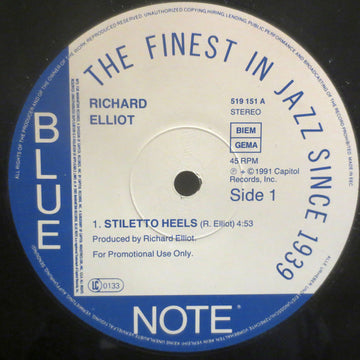 Richard Elliot : Stiletto Heels (12", Promo)