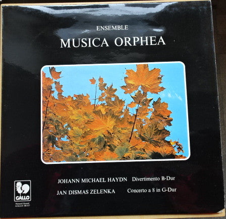 Ensemble Musica Orphea, Michael Haydn, Jan Dismas Zelenka : Ensemble Musica Orphea. Johann Michael Haydn Divertimento B-Dur - Jan Dismas Zelenka Concerto A 8 In G-Dur (LP)
