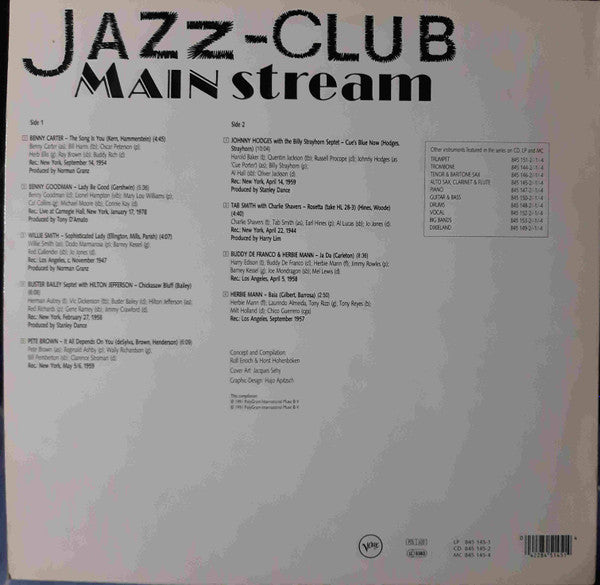 Various : Alto Sax, Clarinet & Flute (LP, Comp)