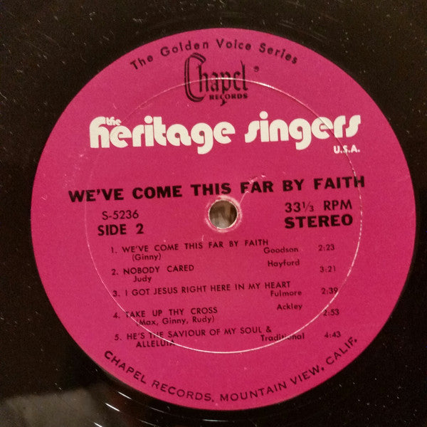 Heritage Singers USA, Ronn Huff : We've Come This Far By Faith (LP)