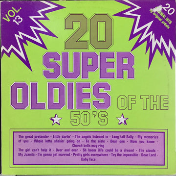 Various : 20 Super Oldies Of The 50's Vol. 13 (LP, Comp)