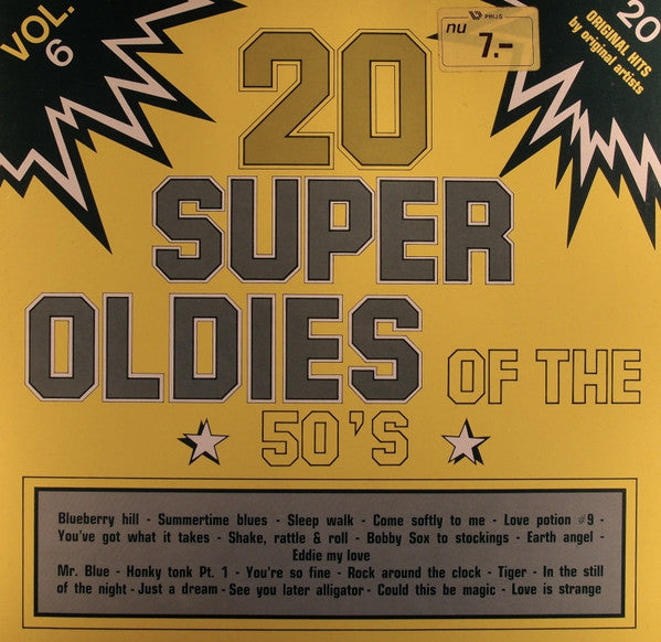 Various : 20 Super Oldies Of The 50' S Vol. 6 (LP, Comp)