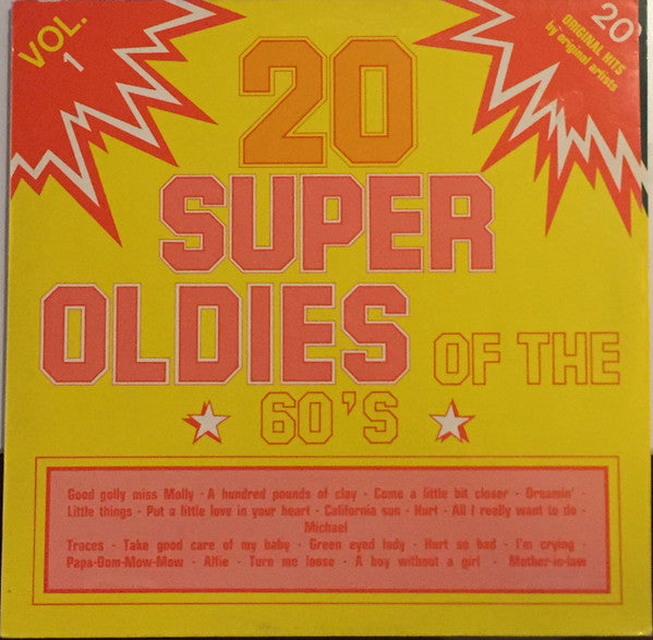 Various : 20 Super Oldies Of The 60's Vol. 1 (LP, Comp)