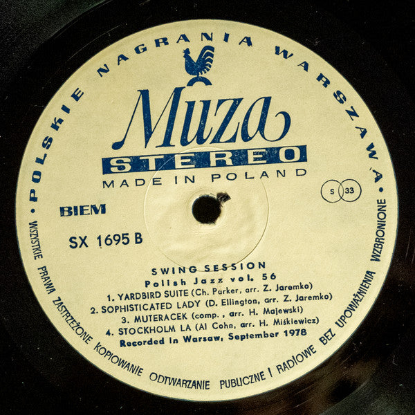 Swing Session : Swing Session (LP, Album, Yel)