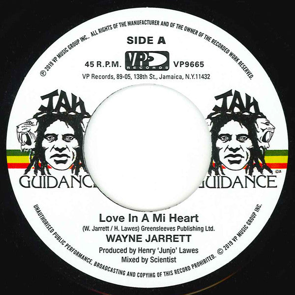 Wayne Jarrett : Love In A Mi Heart (7")