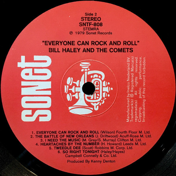 Bill Haley And His Comets : Everyone Can Rock And Roll (LP, Album)