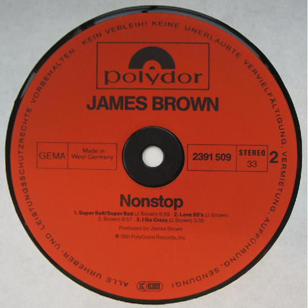 James Brown : Nonstop (LP, Album)
