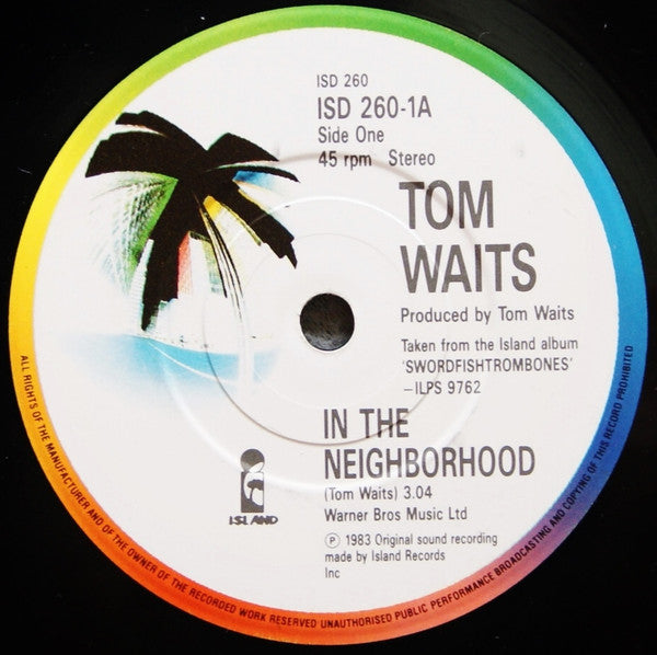Tom Waits : In The Neighborhood (2x7", Single, Ltd)