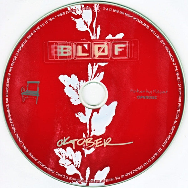 Bløf : Oktober (Pickering Sessies Deel 1) (CD, Album, Enh, Sup)