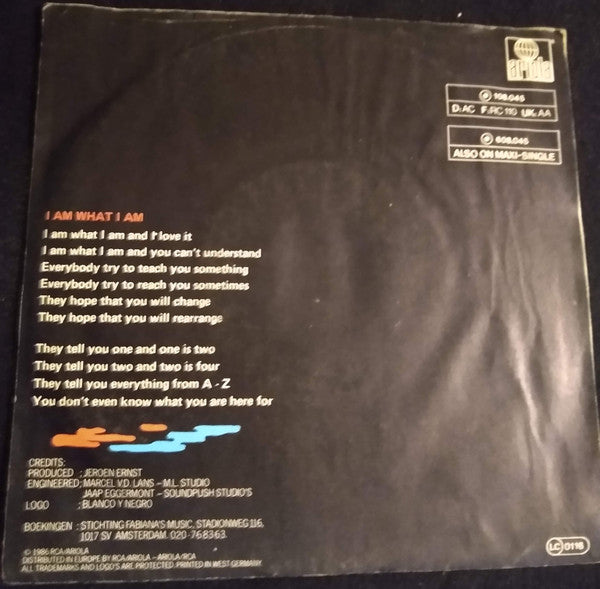 The Walkman : I Am What I Am (7", Single)