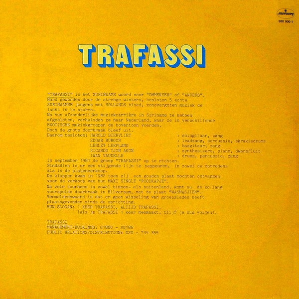 Trafassi : Wasmasjien (12")