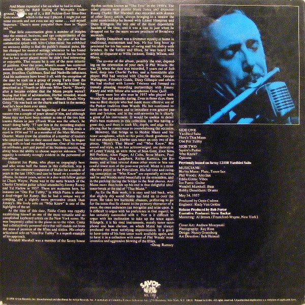 Herbie Mann : Be Bop Synthesis (LP, Album, Mono, RE)