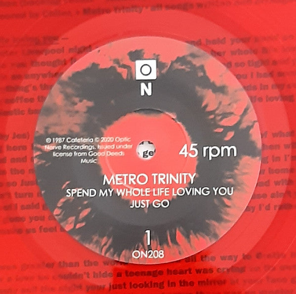 Metro-Trinity : Die Young (7", Single, Ltd, RE, Tra)