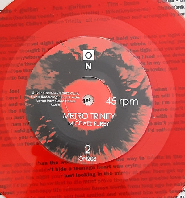 Metro-Trinity : Die Young (7", Single, Ltd, RE, Tra)