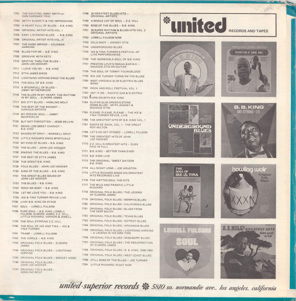 Lowell Fulson : Soul (LP, Album, RE, Ora)
