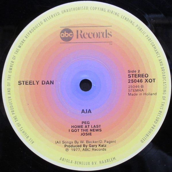Steely Dan : Aja (LP, Album, Gat)