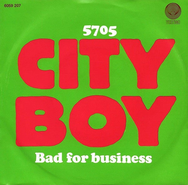 City Boy : 5705 (7", Single)