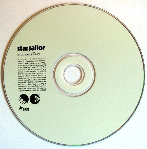 Starsailor : Silence Is Easy (CD, Album, Copy Prot., Promo, Gat)