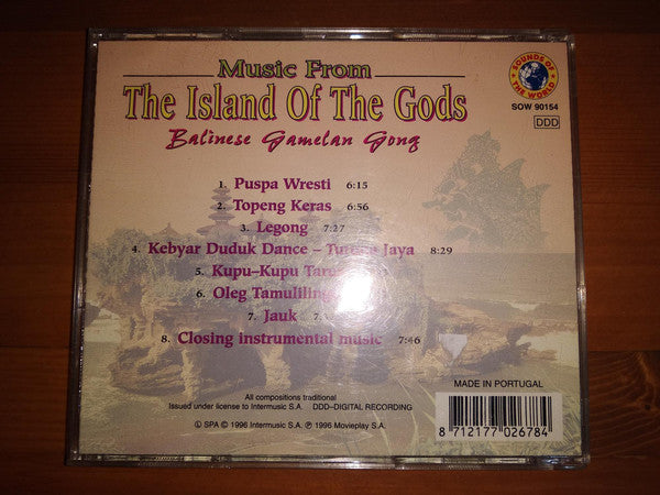Sekaa Gong Bina Remaja Ubud : Music From The Island Of The Gods - Balinese Gamelan Gong (CD, Comp)