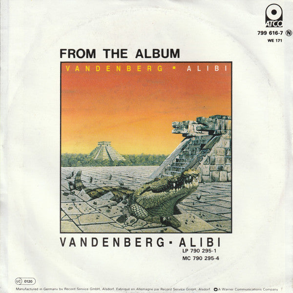 Vandenberg : Once In A Lifetime (7", Single)