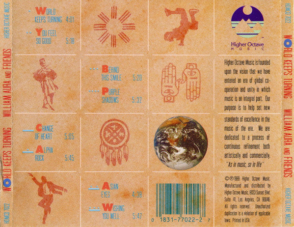 William Aura & Friends : World Keeps Turning (CD, Album)