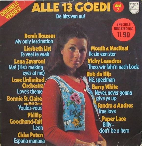 Various : Alle 13 Goed! Deel 7 (LP, Comp)