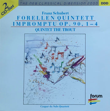 Simfonični Orkester RTV Ljubljana, Caspar Da Salò Quintett, Caspar da Salo Quartet, David Blackside, Anton Nanut, Franz Schubert : Forellen Quintett - Impromptu Op. 90 1-4 (2xCD, Comp)