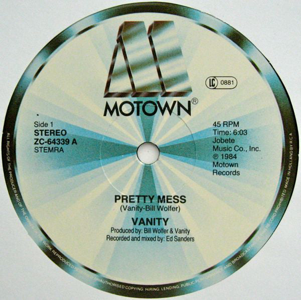 Vanity : Pretty Mess (12")