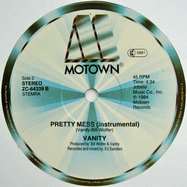 Vanity : Pretty Mess (12")