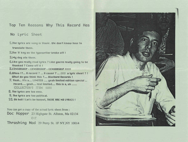 Doc Hopper : Chaserep (7", EP, Cle)