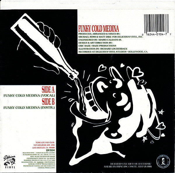 Tone Loc : Funky Cold Medina (7", Single)