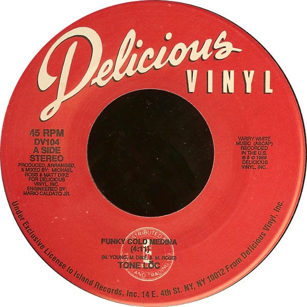 Tone Loc : Funky Cold Medina (7", Single)