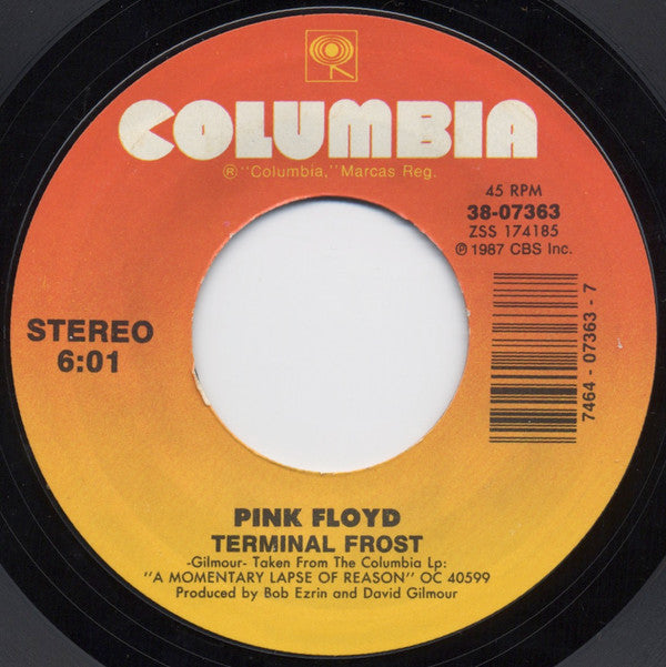 Pink Floyd : Learning To Fly (7", Single, Styrene, Car)