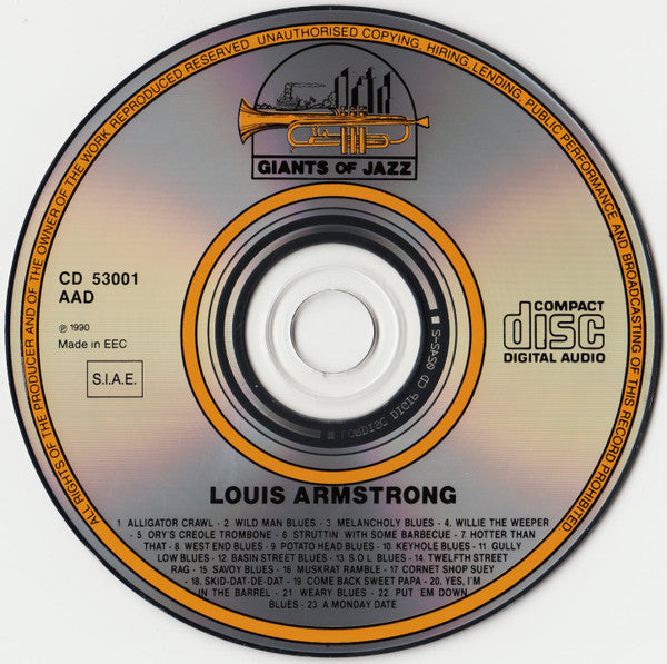 Louis Armstrong : From "Hot Five" To "All Stars" - 1925-1956 (3xCD, Comp, Mono)