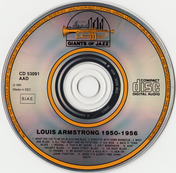 Louis Armstrong : From "Hot Five" To "All Stars" - 1925-1956 (3xCD, Comp, Mono)