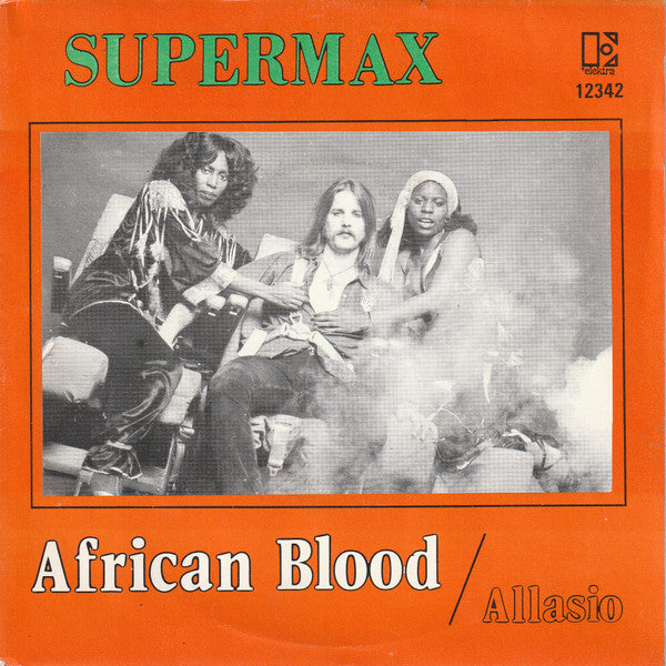 Supermax : African Blood (7", Single, Red)