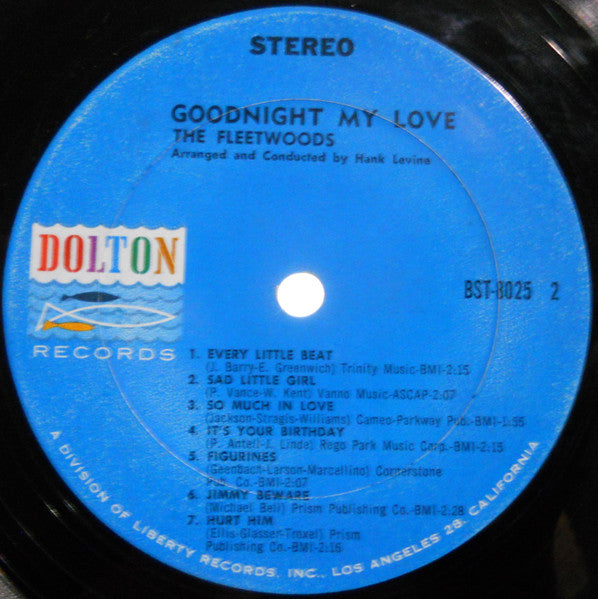 The Fleetwoods : Goodnight My Love (LP, Album)