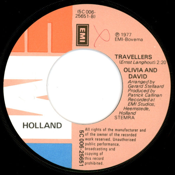 Olivia & David : Morning Of My Life (7", Single)