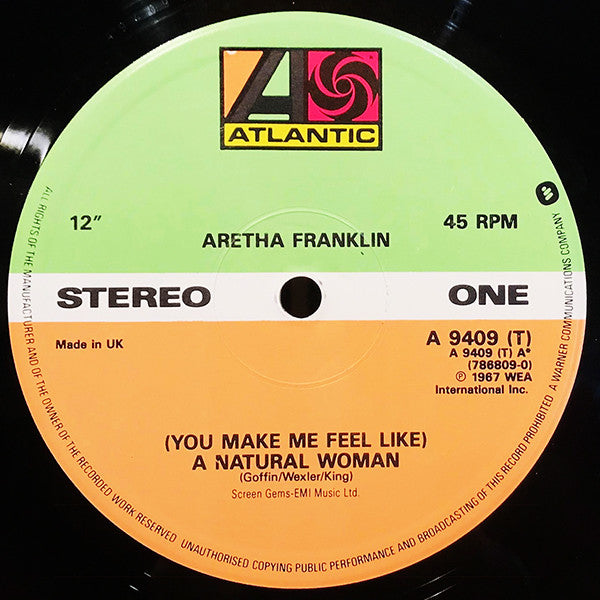 Aretha Franklin : (You Make Me Feel Like) A Natural Woman (12")