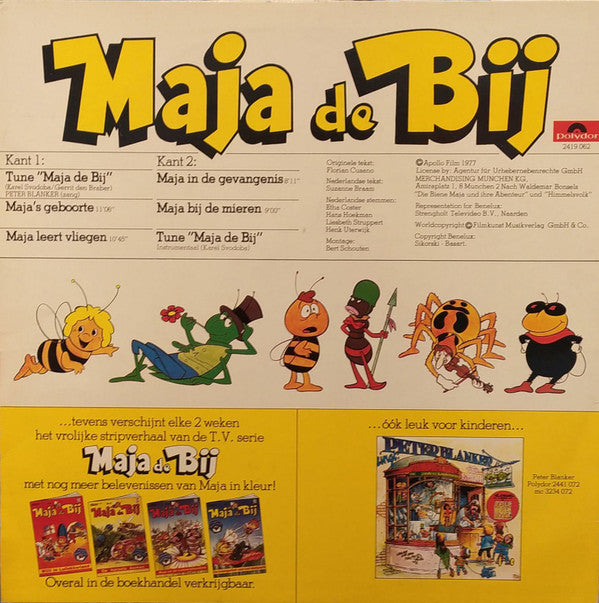 Maja De Bij : Maja De Bij (Die Biene Maja) (LP, Mono)