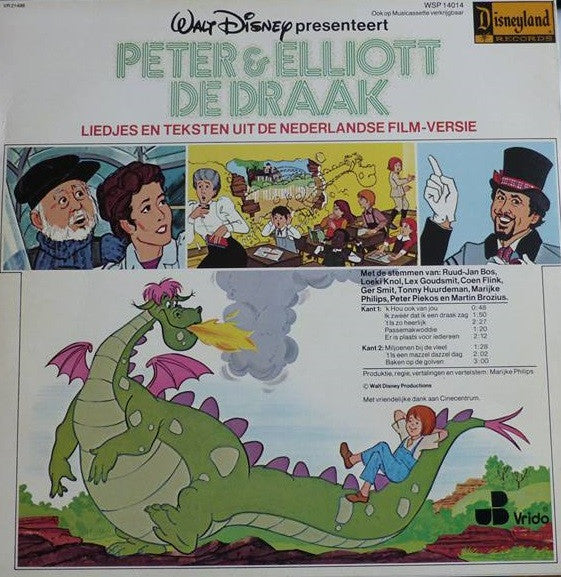 Various : Walt Disney Presenteert Peter & Elliot De Draak (LP, Album, RE)
