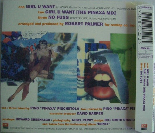 Robert Palmer : Girl U Want (CD, Maxi)