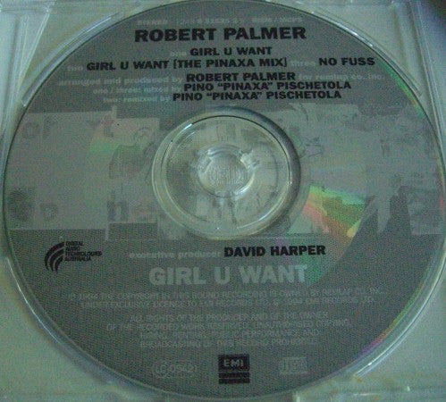 Robert Palmer : Girl U Want (CD, Maxi)
