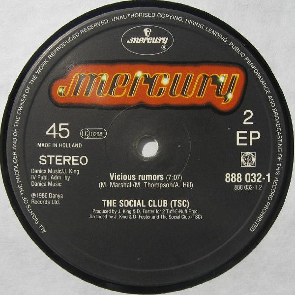 Timex Social Club : Rumors (Remix) (12", EP)
