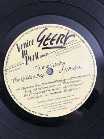 Thomas Dolby : The Golden Age Of Wireless (LP, Album)