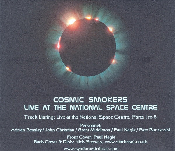 Cosmic Smokers : Live At The National Space Centre (CDr, Album)