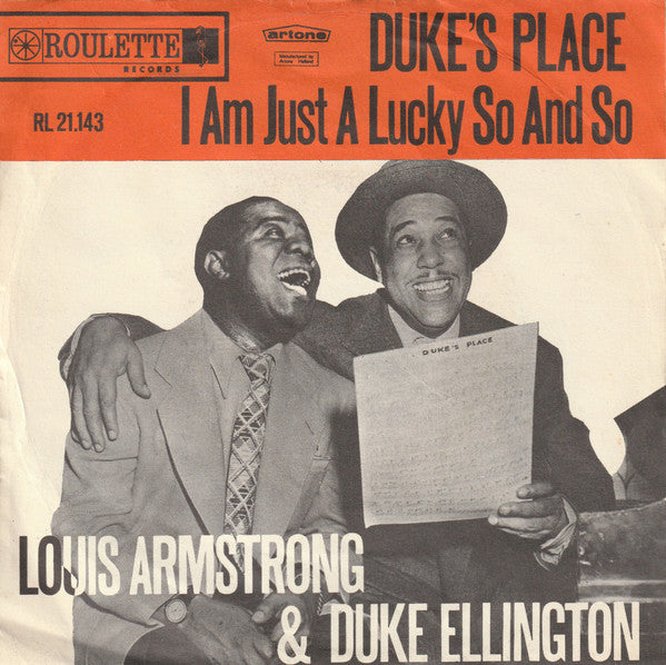 Louis Armstrong & Duke Ellington : Duke's Place (7", Single, Ora)